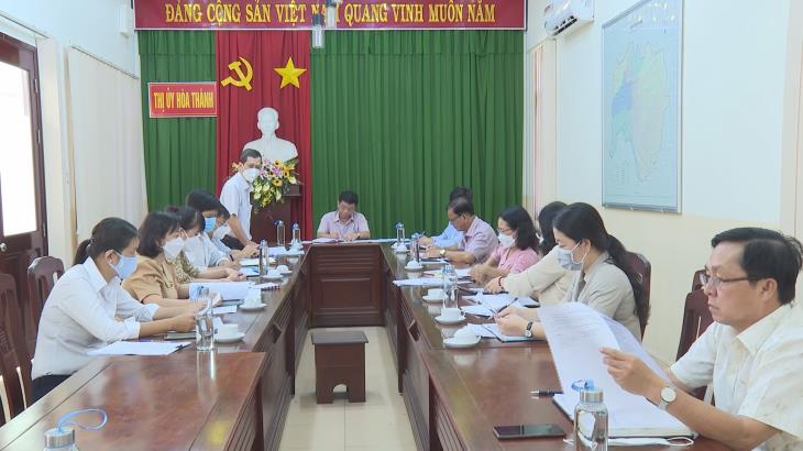 HĐND thị xã Hòa Thành: Họp thống nhất nội dung, chương trình kỳ họp thường lệ giữa năm 2022
